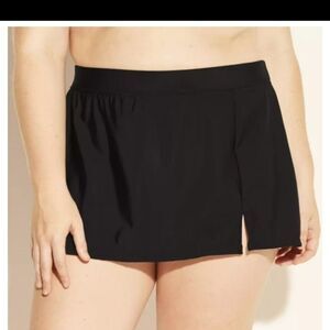 New Aqua Green Black Skirt Swim Bottom X LARGE XL